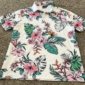 Sunday Swagger Floral Golf Polo